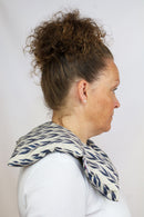 Neck & Shoulder Soothing Wrap-Navy Leaf