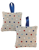 Hanging Lavender Sachet - Dotty multi