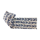 Navy Leaf Linen/Cotton Wheat Bag