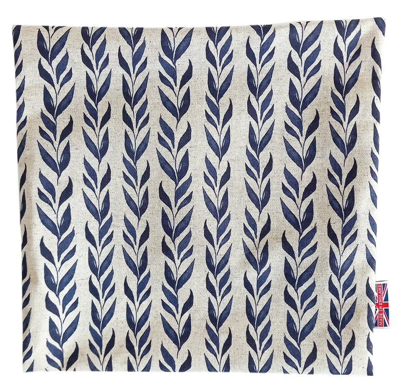 Wheat Pack- Navy Leaf Linen