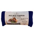 Navy Pet Bed Topper