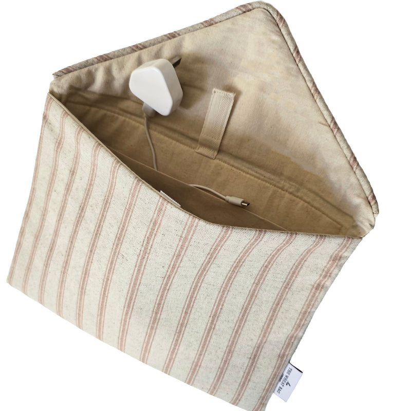 Laptop Case- Pink Stripe