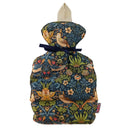 Wheat Bottle - William Morris Strawberry Thief, Navy