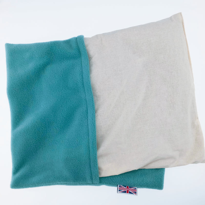 Wheat Pack - Teal Fleece