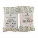Teal Leaf Linen/Cotton Wheat Bag