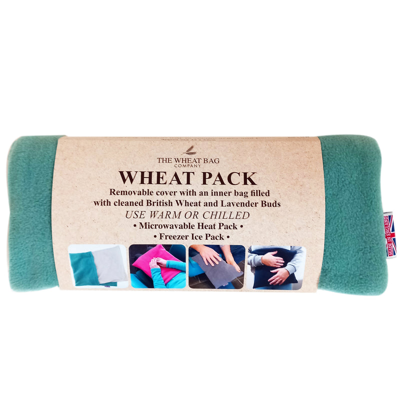 Wheat Pack - Teal Fleece