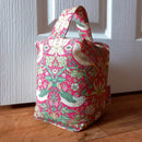 Door Stop - William Morris Strawberry Thief, Crimson