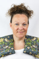 Neck & Shoulder Soothing Wrap-William Morris Strawberry Thief, Navy