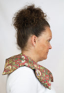 Neck & Shoulder Soothing Wrap-William Morris Strawberry Thief, Crimson