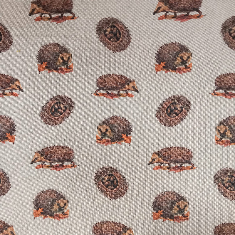 Exclusive Woodland Hedgehog Fabric - 1m