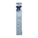 Extra Long Hot Water Bottle Cover - Stars Denim Blue