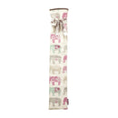 Extra Long Hot Water Bottle Cover - Elephants Pink