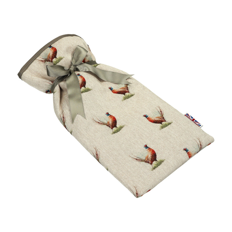 Hot Water Bottle Cover - New Pheasants