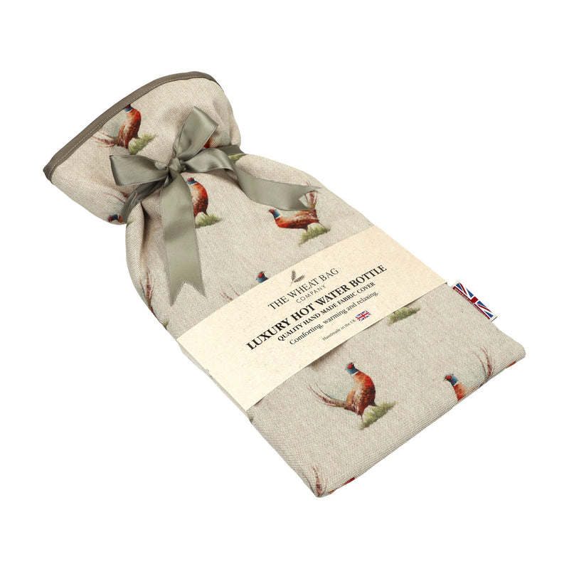 Hot Water Bottle Cover - New Pheasants