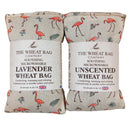 Funky Flamingo- Duo Fabric Wheat Bag