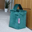 Velvet Door Stop - Bottle Green