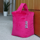 Velvet Door Stop - Cerise