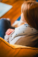 Stars Denim Blue Cotton Wheat Bag