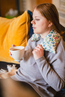 Wildflowers Blue Cotton Wheat Bag