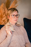 Running Hare - Duo Fabric Wheat Bag