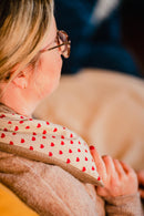 Hearts Red - Duo Fabric Wheat Bag