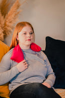 Velvet Wheat Bag - Cerise