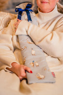 Extra Long Hot Water Bottle - Ducks Blue