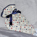 2 Litre Hot Water Bottle - Hearts Multi