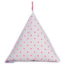 Phone and Tablet Bean Bag -Stars Grey and Pink