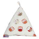 Phone and Tablet Bean Bag - Owls Orange