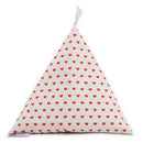 Phone and Tablet Bean Bag - Hearts, Red