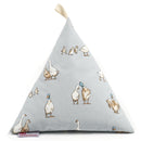 Phone and Tablet Bean Bag - Ducks, Blue