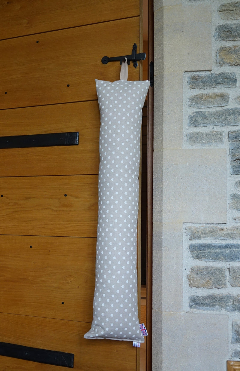 Draught Excluder - Hearts White
