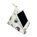 Phone and Tablet Bean Bag - Owls Blue