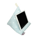 Phone and Tablet Bean Bag - Dotty, Powder Blue