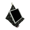 Phone and Tablet Bean Bag - Dotty, Charcoal