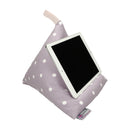 Phone and Tablet Bean Bag- Dotty, Mauve