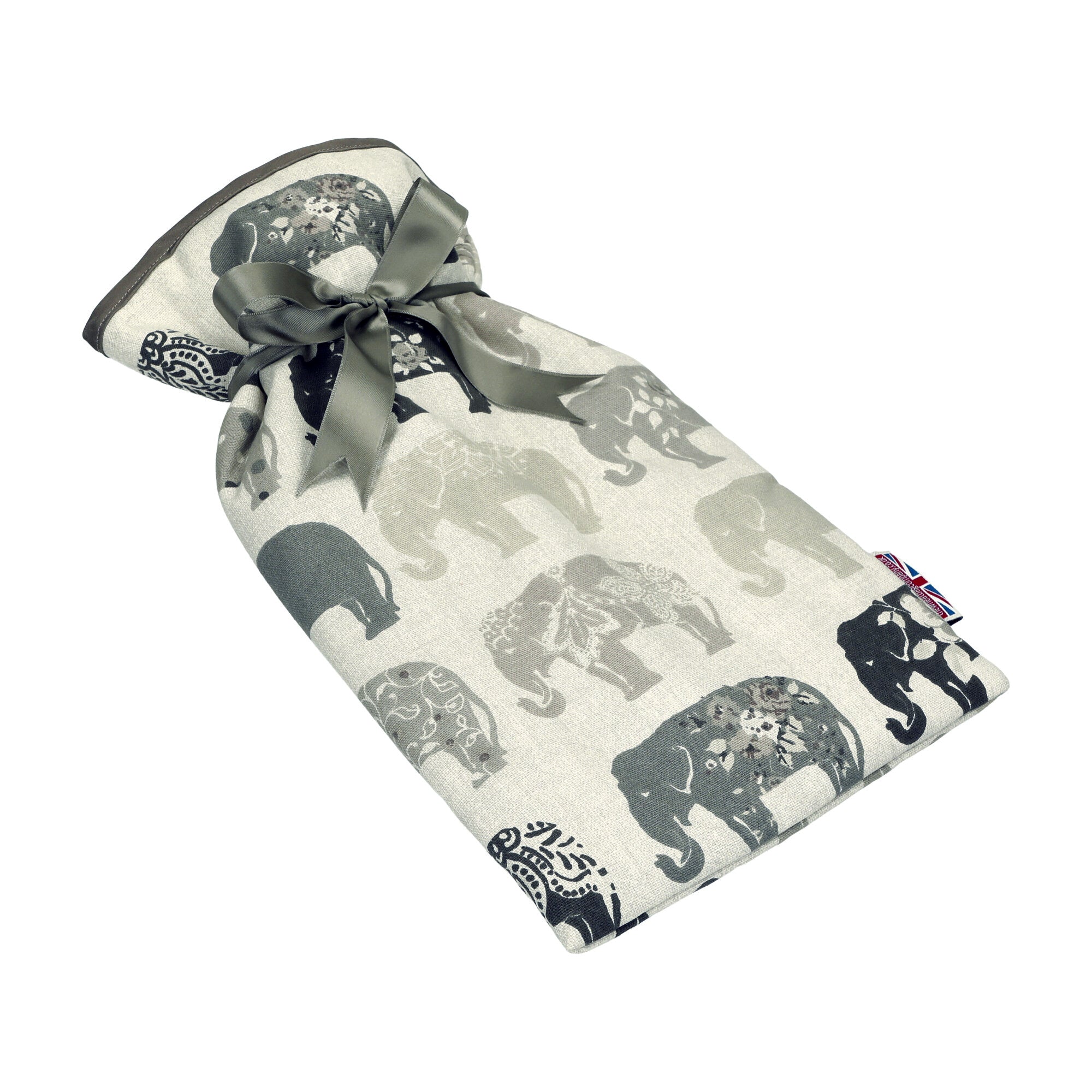 2 Litre Hot Water Bottle - Elephant Grey