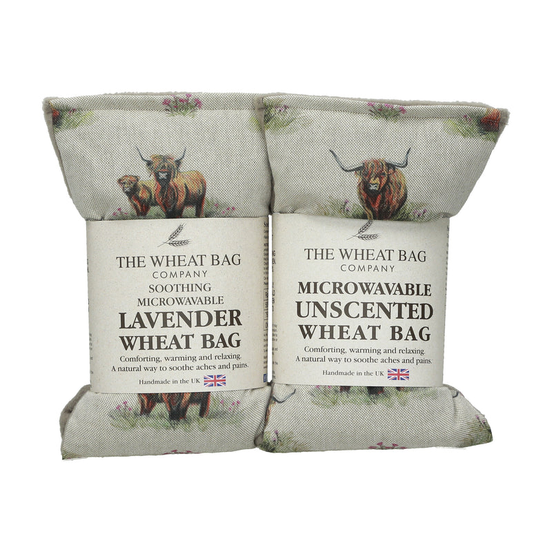 Highland Cattle - Duo Fabric Wheat Bag