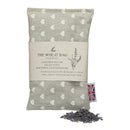 Lavender Pillow - Hearts White