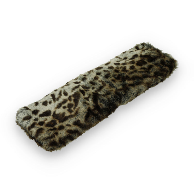 Luxury Leopard Faux Fur Lavender Scented Wheat Bag