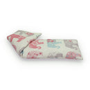 Elephants Pink Cotton Wheat Bag