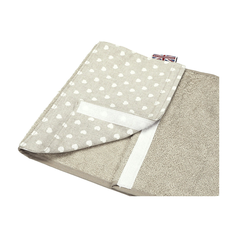 Roller Towel - Hearts White