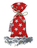 Lavender Sachet - Stars Red